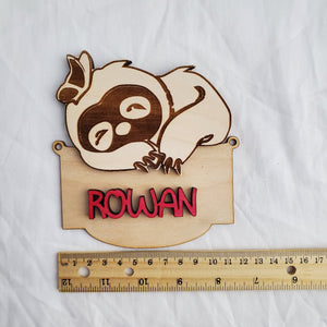Personalized Kids’ Name Signs in Fun Shapes — Dinosaur, Panda, Unicorn, Sloth, & More