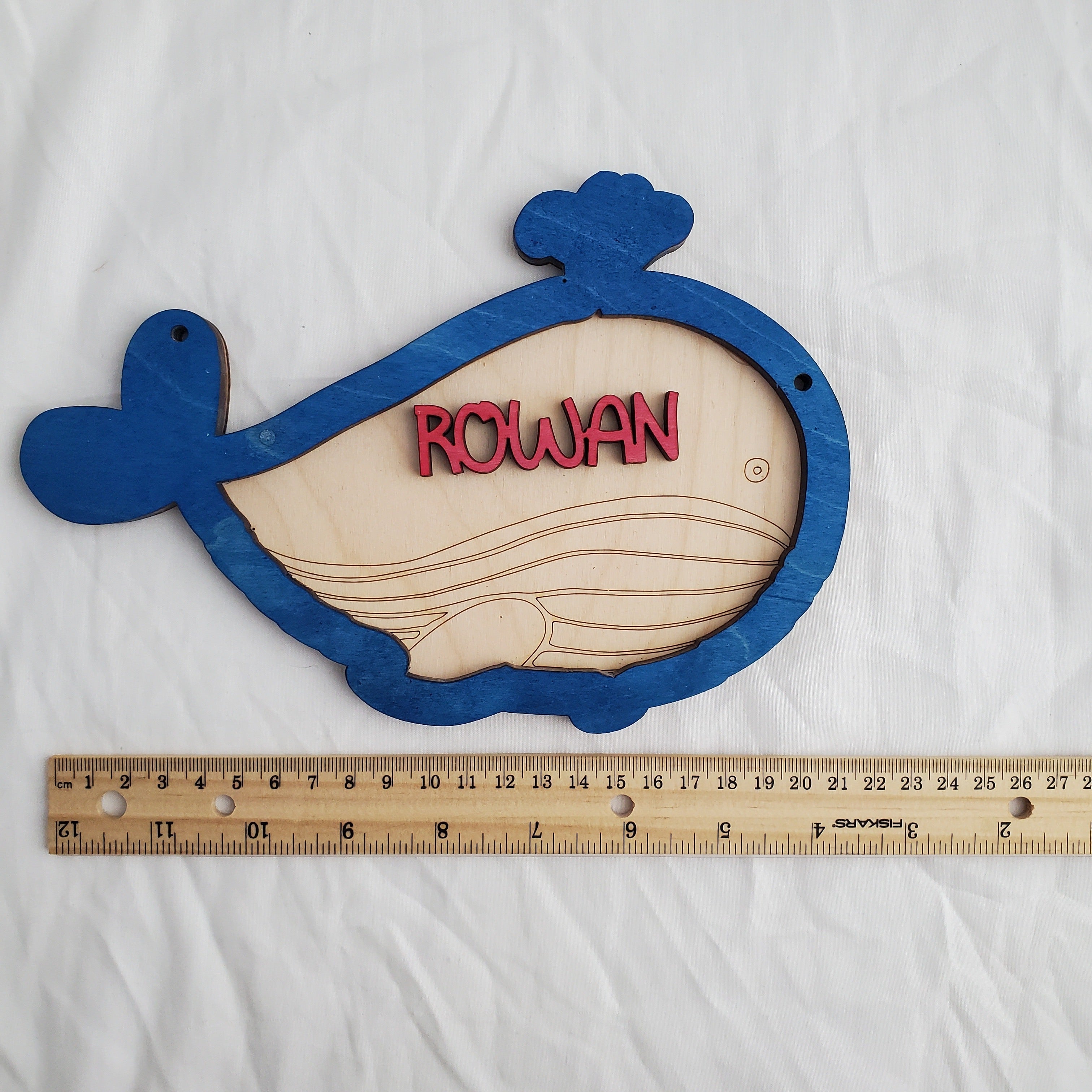 Personalized Kids’ Name Signs in Fun Shapes — Dinosaur, Panda, Unicorn, Sloth, & More