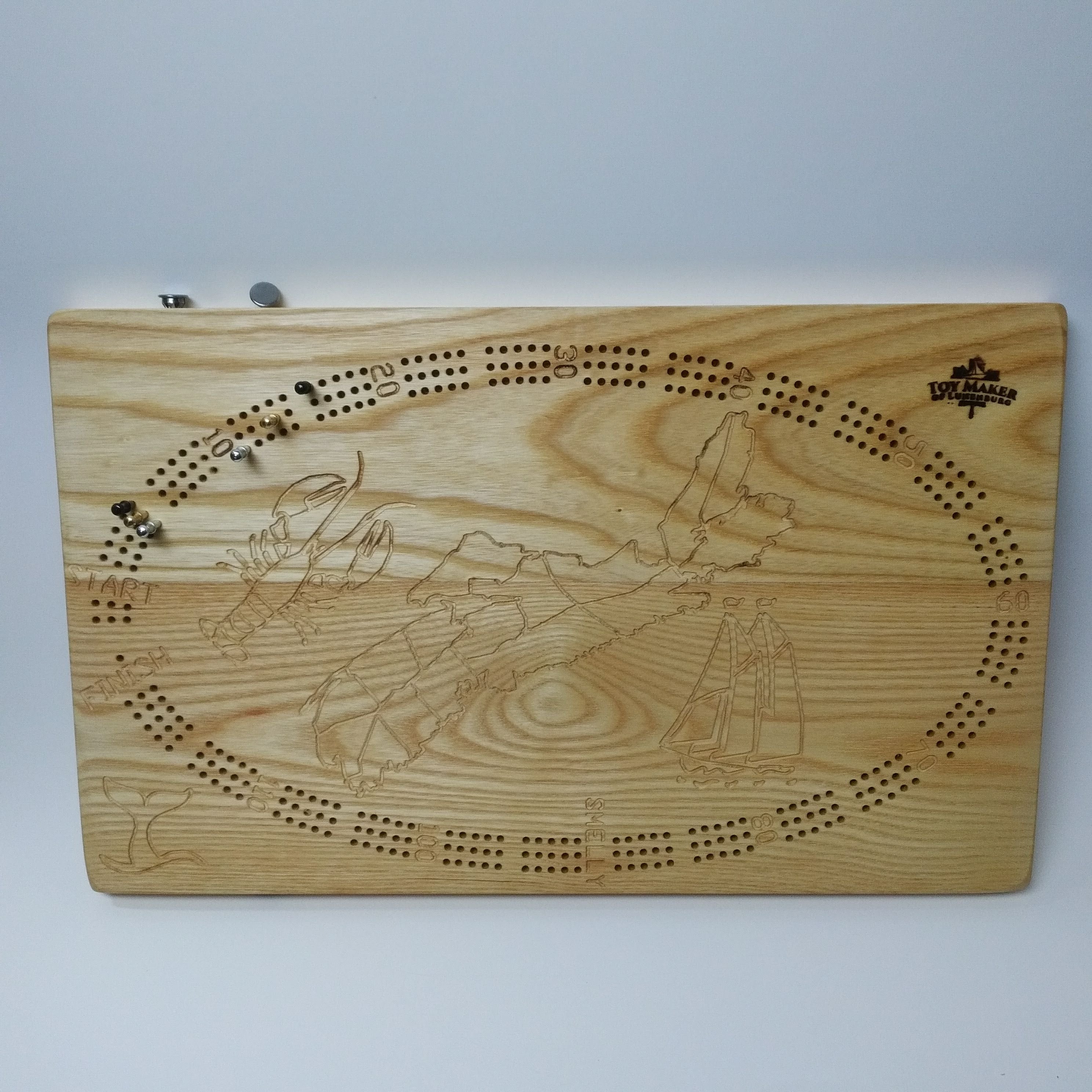 Toy Maker of Lunenburg Game Nova Scotia MapCribbage