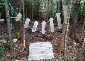 Toy Maker of Lunenburg Child care Products Outdoor Wood Slat Xylophone