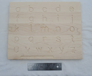 Wooden Alphabet Tracing Board