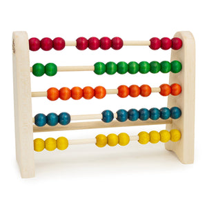 Toy Maker of Lunenburg Educational & Creative Toys Multicoloured wooden abacus made of ash and birch