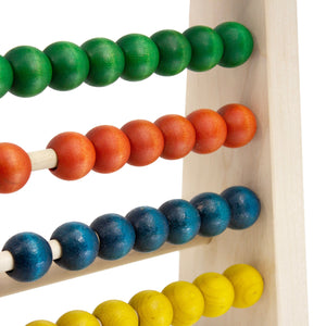 Toy Maker of Lunenburg Educational & Creative Toys Multicoloured wooden abacus made of ash and birch
