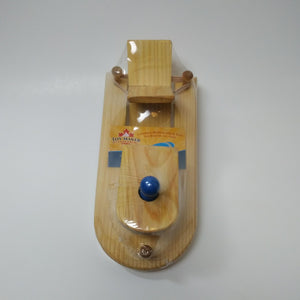 Wooden Paddle Toy Boat