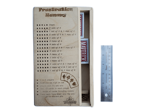 Toy Maker of Lunenburg Frustration Rummy Card Game with Storage Box