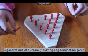 Toy Maker of Lunenburg Game Peg Solitaire Elimination Game