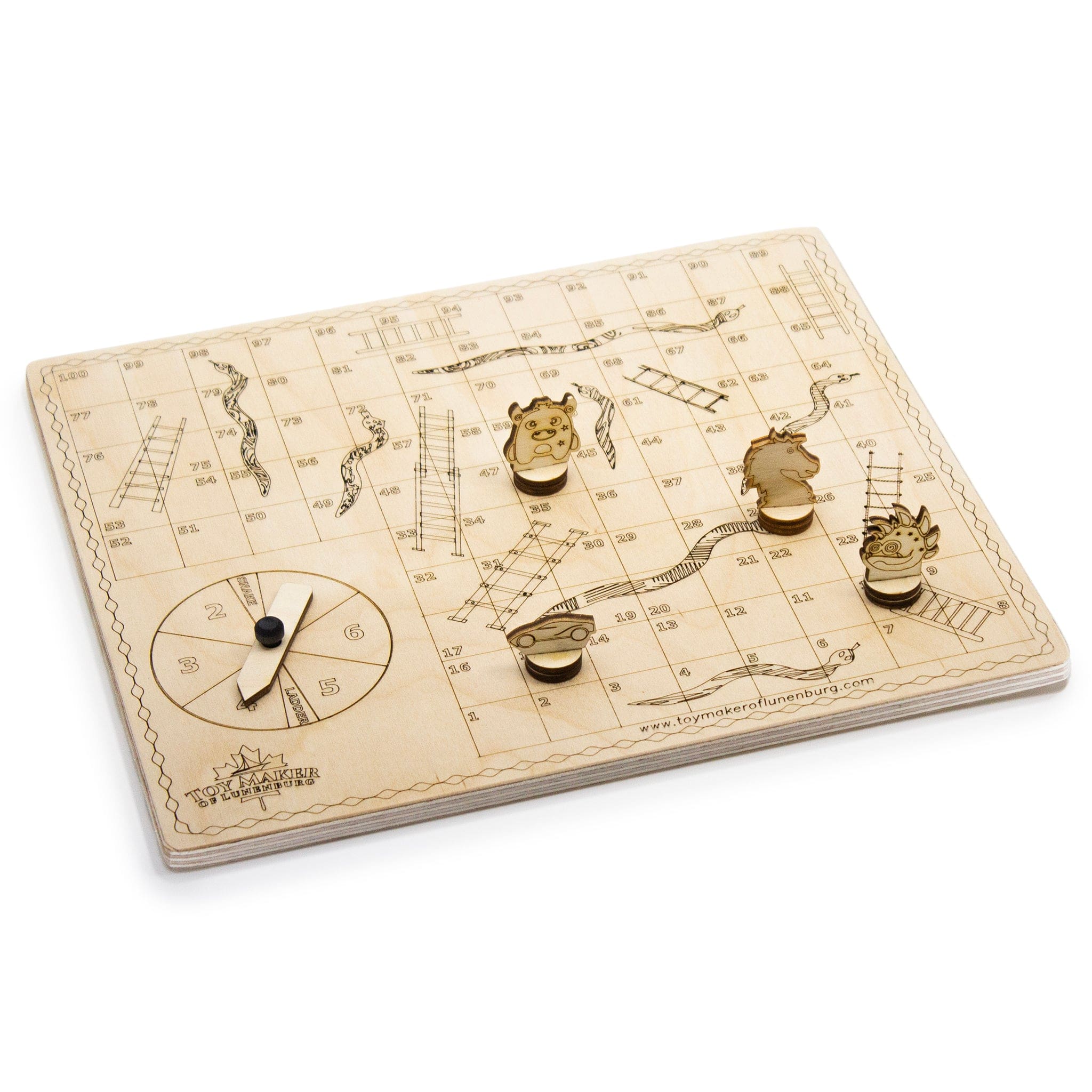 Toy Maker of Lunenburg Game Ups and Downs to the 100 Square Board Game
