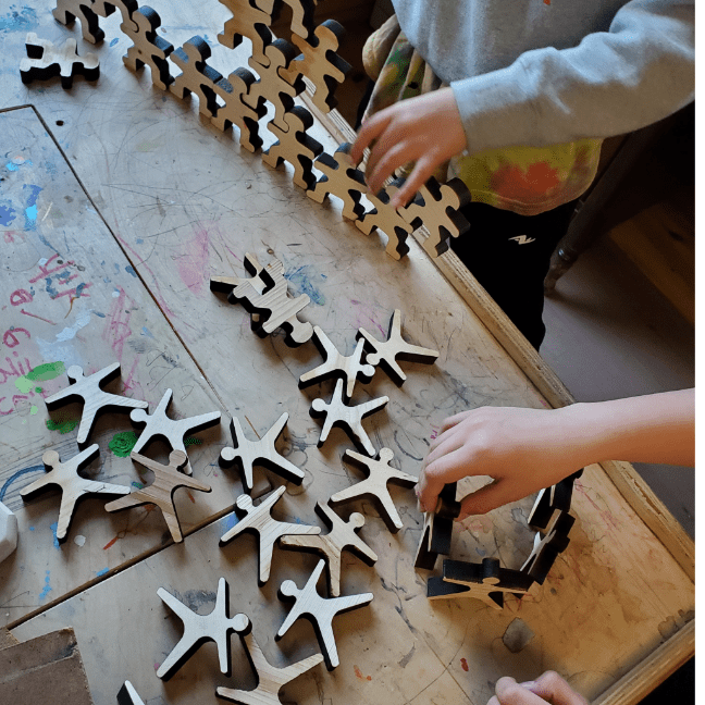 Toy Maker of Lunenburg Toys & Games Wooden Friends Stacking Pieces Set
