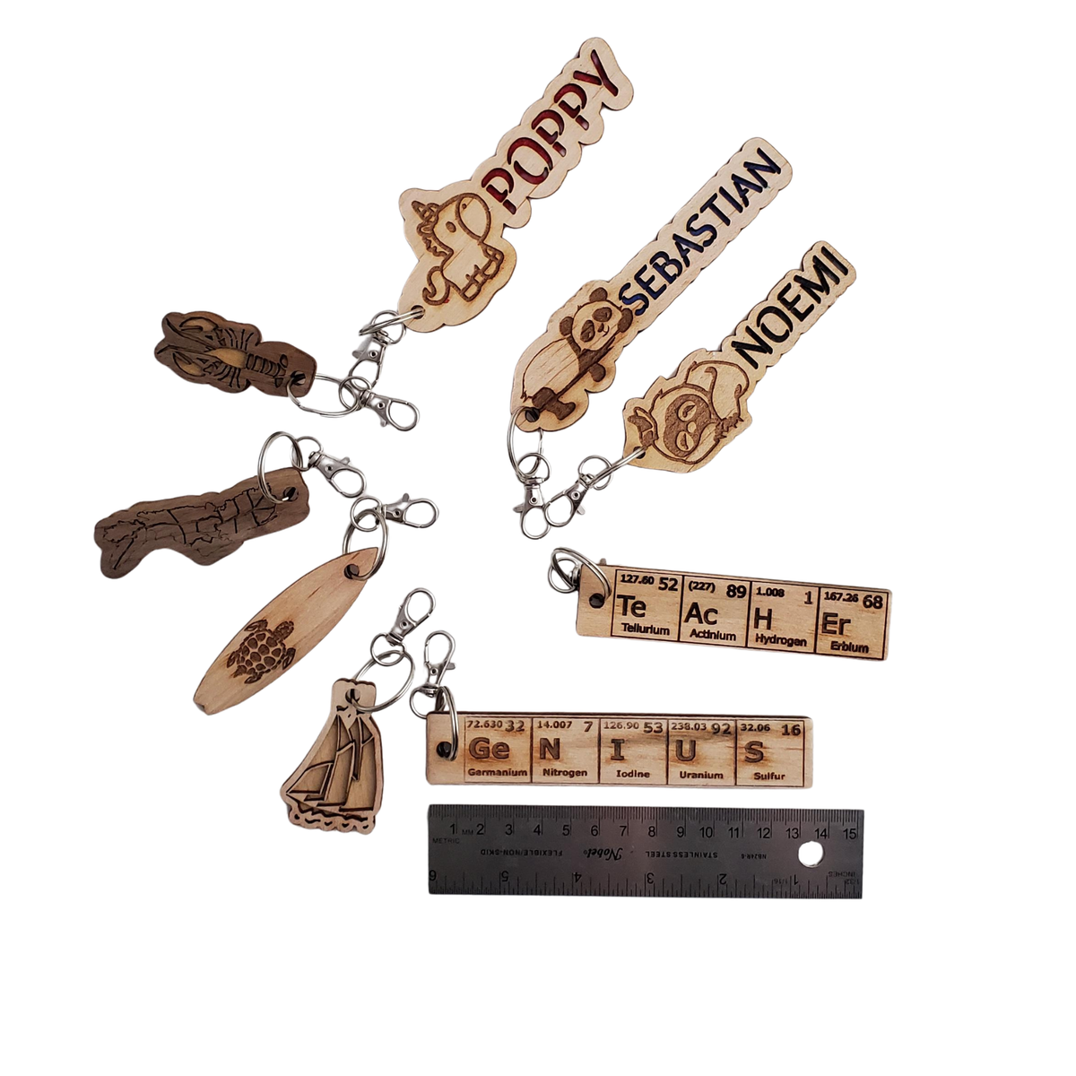 Personalized Wooden Keychains – A Little Gift Made Just for Them