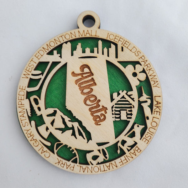 Canadian Province & Territory Ornament – A Little Piece of Home