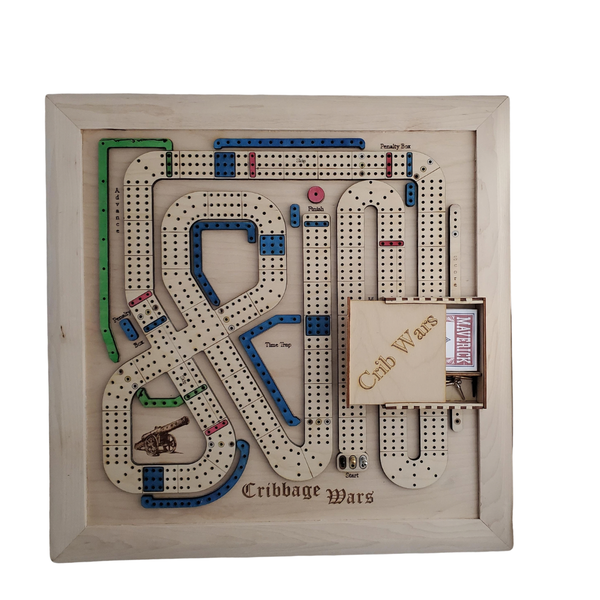 Cribbage Wars Board Game  –A Competitive Twist on Classic Cribbage