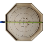 Crokinole Board Game for Family Game Night – 3 Games in 1 5