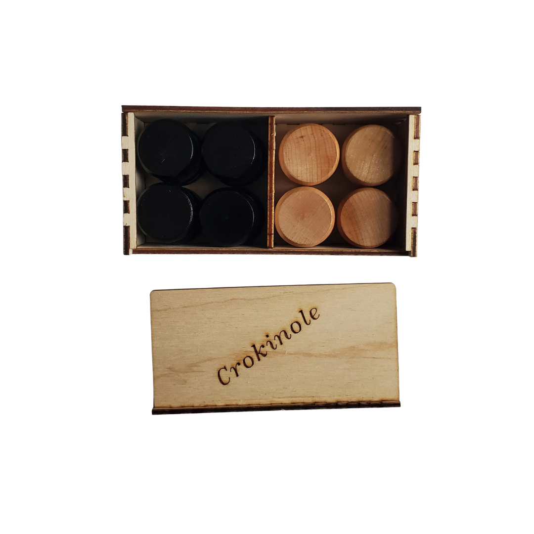 Crokinole Board Game for Family Game Night – 3 Games in 1