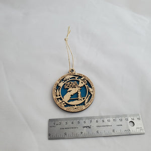 Canadian Province Ornament & Territory – A Wooden Tribute to Your Corner of Home