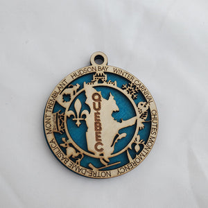 Canadian Province Ornament & Territory – A Wooden Tribute to Your Corner of Home