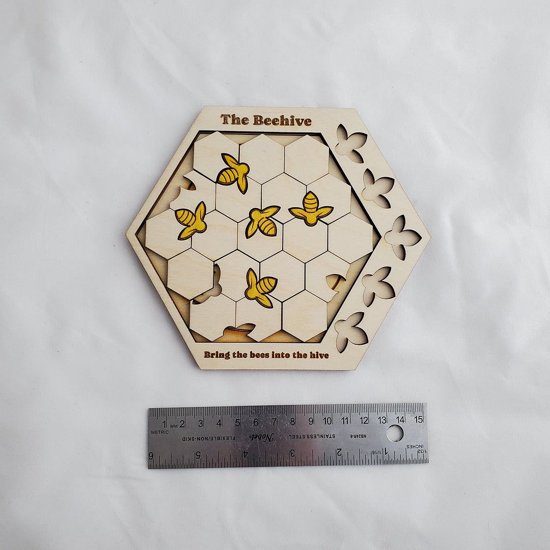 Wooden Animal Jigsaw Puzzles for Screen-Free Fun – 4 Designs