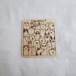 Wooden Animal Jigsaw Puzzles for Screen-Free Fun – 4 Designs 8