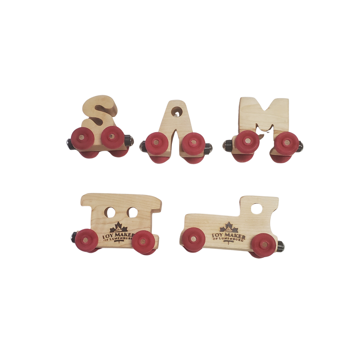Personalized Wooden Name Train