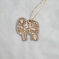 Farm Animal & Tractor Ornaments – Rustic Wooden Charm for Any Season