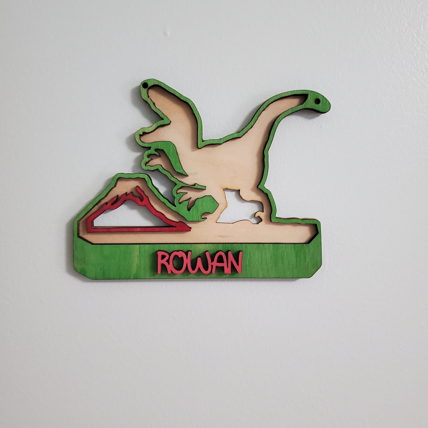 Personalized Kids’ Name Signs in Fun Shapes — Dinosaur, Panda, Unicorn, Sloth, & More