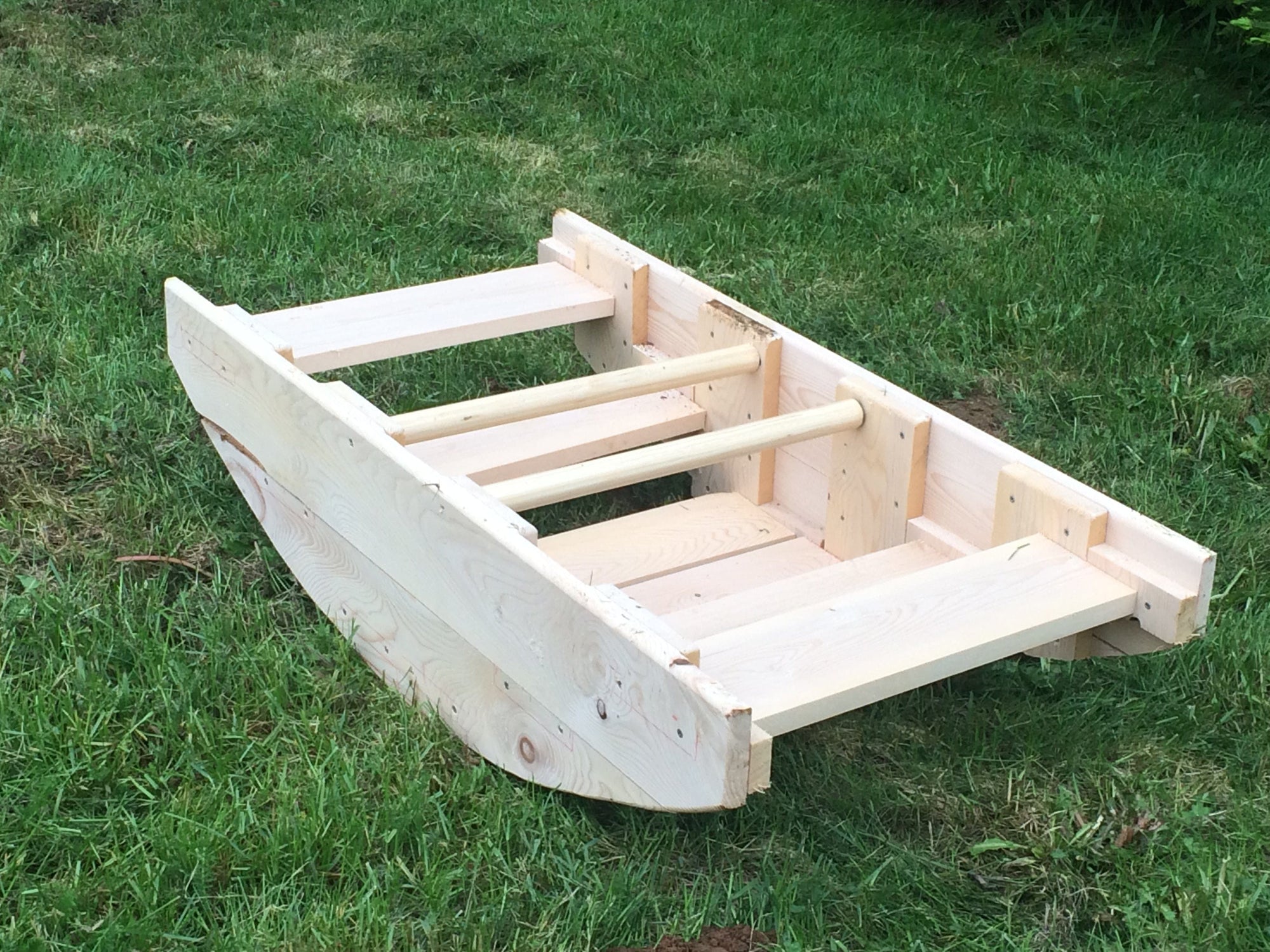 Toy Maker of Lunenburg Child care Products Outdoor Rocking Boat
