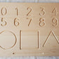 Wooden Alphabet Tracing Board