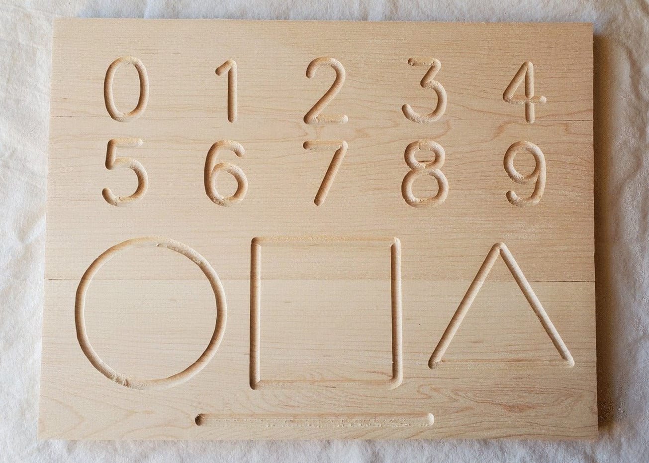 Wooden Alphabet Tracing Board