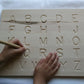 Wooden Alphabet Tracing Board