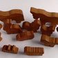 Toy Maker of Lunenburg Child care Products Wooden Farm Animals Set