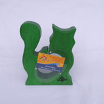Toy Maker of Lunenburg Children's Piggy Bank Cat / Green Wooden Piggy Bank 11