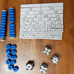 Toy Maker of Lunenburg Dice Sets & Games Math Counting and Fraction Learning Tools 5