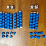Toy Maker of Lunenburg Dice Sets & Games Math Counting and Fraction Learning Tools 7