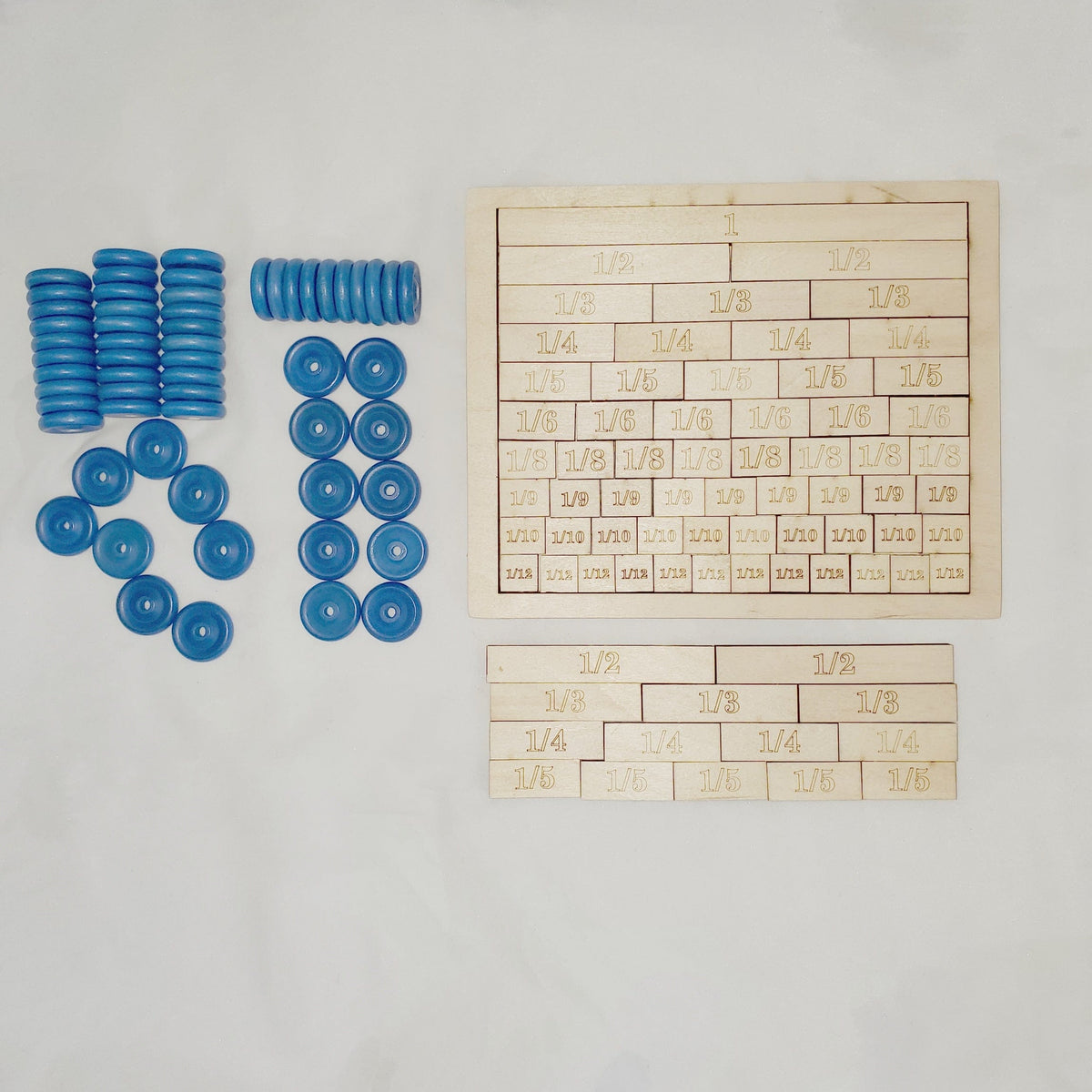 Toy Maker of Lunenburg Dice Sets & Games Math Counting and Fraction Learning Tools