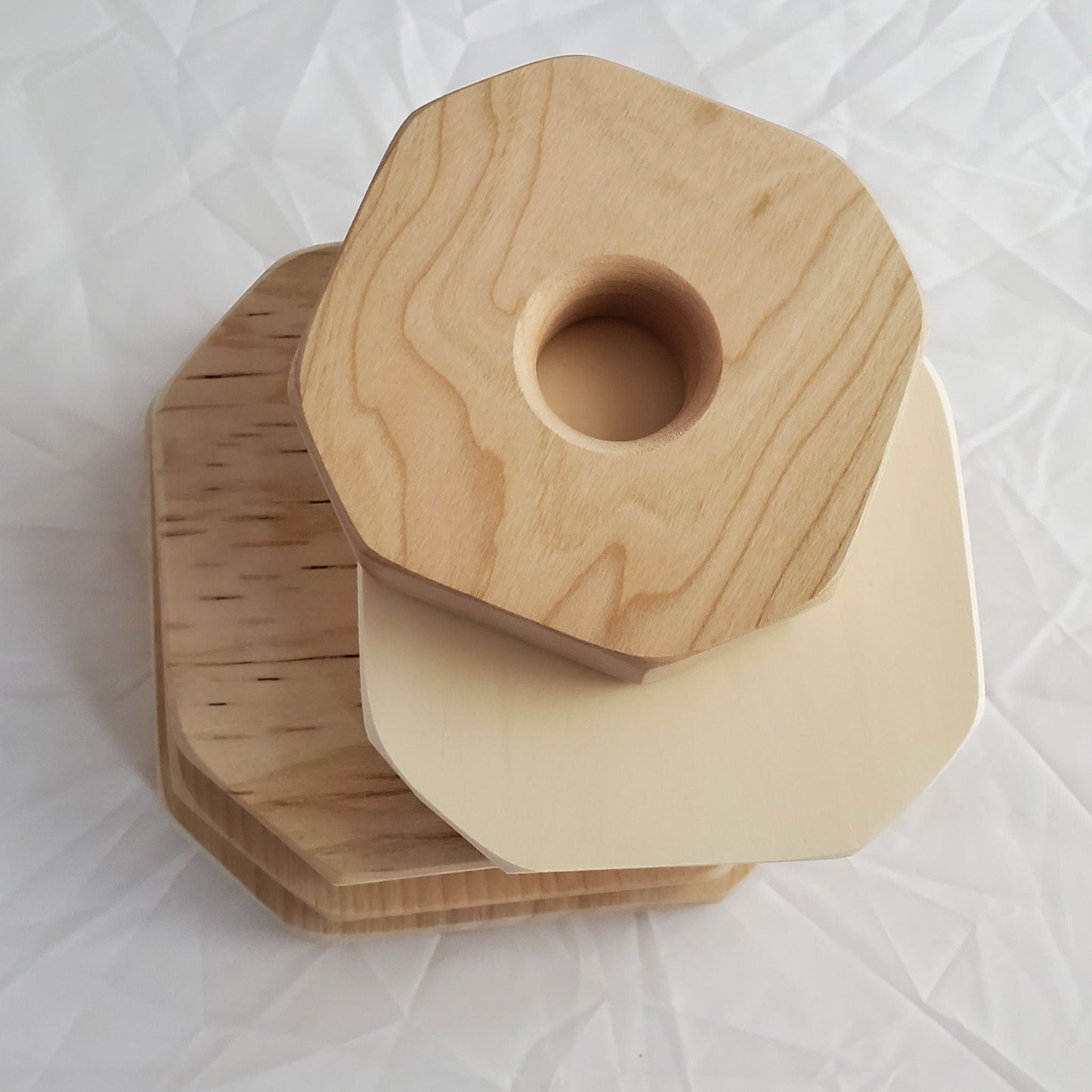 Natural Wood Stacking Toy 