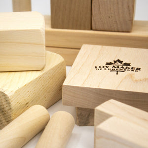 Toy Maker of Lunenburg Educational & Creative Toys Wooden Building Block Set for Kids