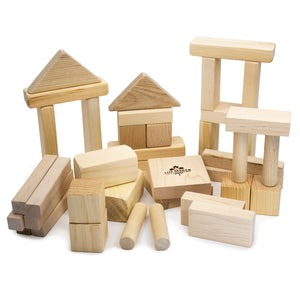 Toy Maker of Lunenburg Educational & Creative Toys Wooden Building Block Set for Kids