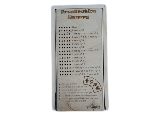 Toy Maker of Lunenburg Frustration Rummy Card Game with Storage Box