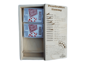 Toy Maker of Lunenburg Frustration Rummy Card Game with Storage Box