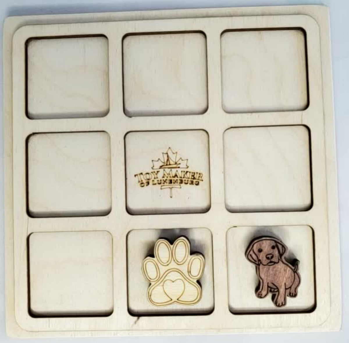 Toy Maker of Lunenburg Game Puppy & Paw Tic Tac Toe Game