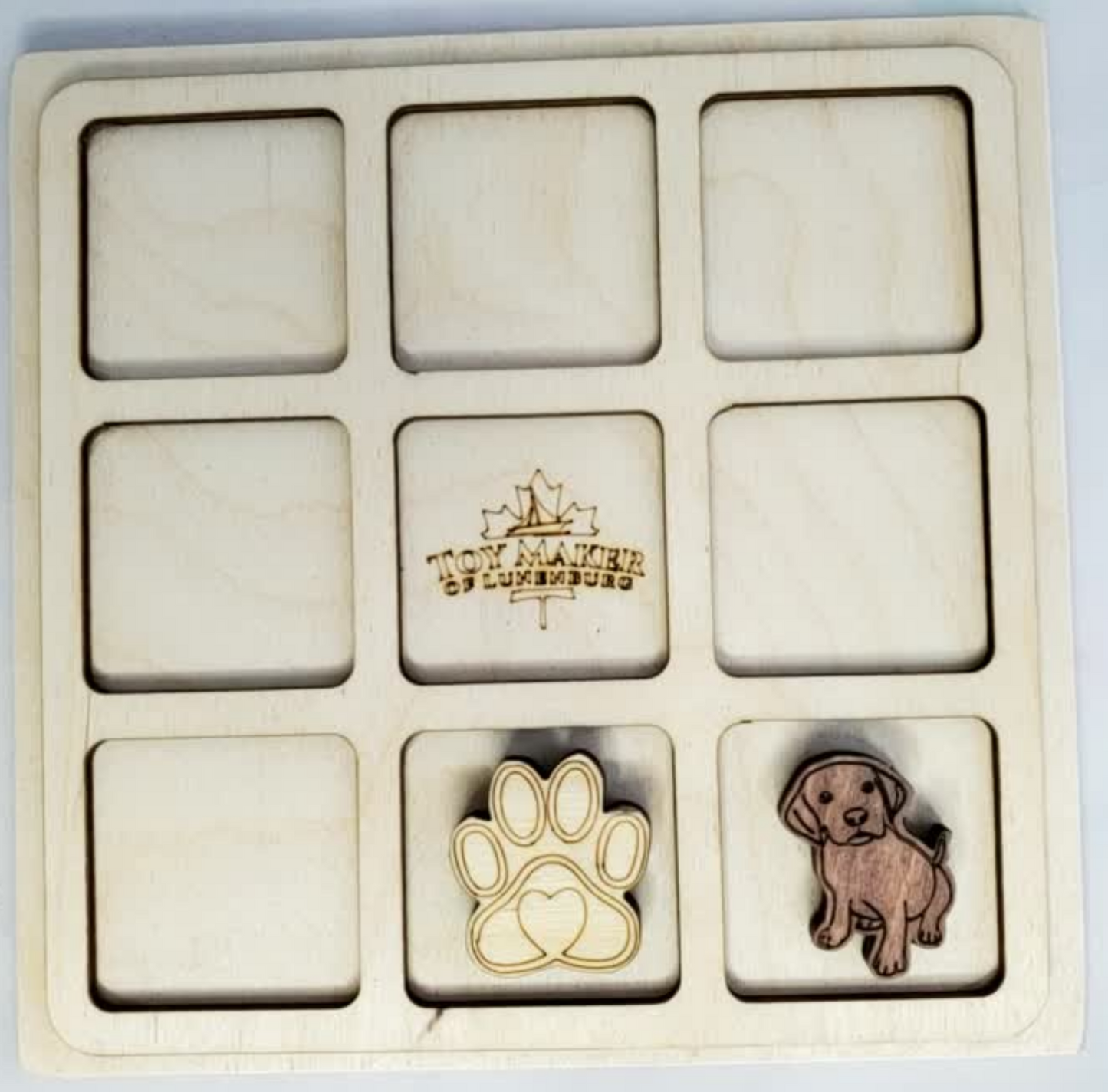 Toy Maker of Lunenburg Game Puppy & Paw Tic Tac Toe Game