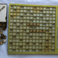 Word-Cross game made from plywood