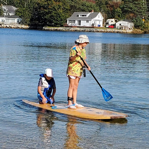 Toy Maker of Lunenburg Toys Custom Wooded Paddleboard