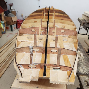 Toy Maker of Lunenburg Toys Custom Wooded Paddleboard