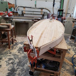 Toy Maker of Lunenburg Toys Custom Wooded Paddleboard 7