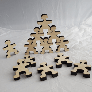 Toy Maker of Lunenburg Toys & Games Wooden Friends Stacking Pieces Set