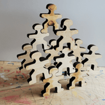 Toy Maker of Lunenburg Toys & Games Wooden Friends Stacking Pieces Set 4